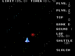 Скриншот игры Space Slalom